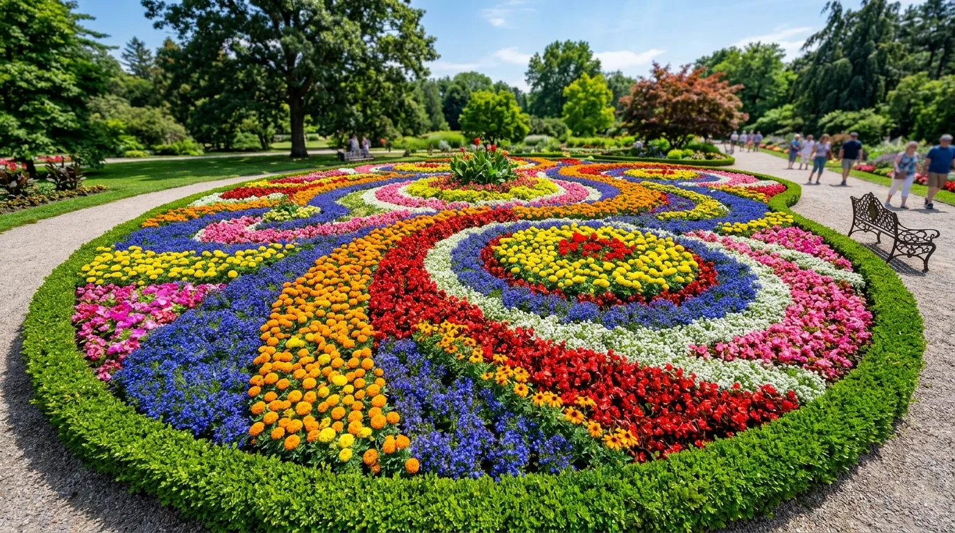 Bold Color Block Planting